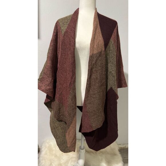Abercrombie & fitch one size wrap Pancho - Picture 1 of 7